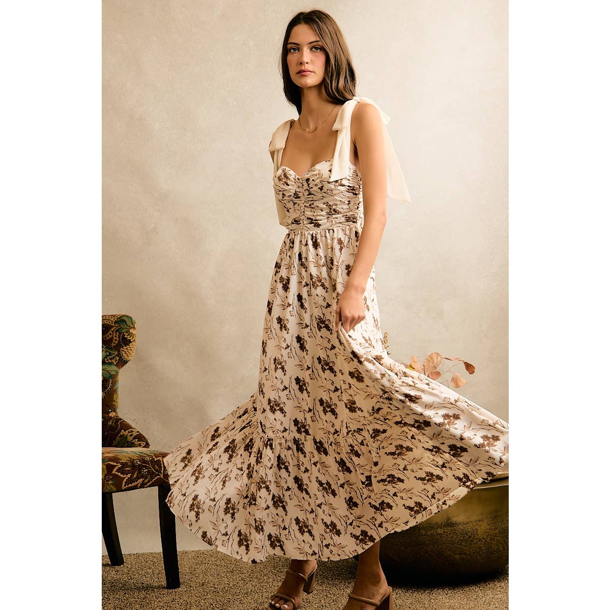 Tate Ribbon Strap Dress