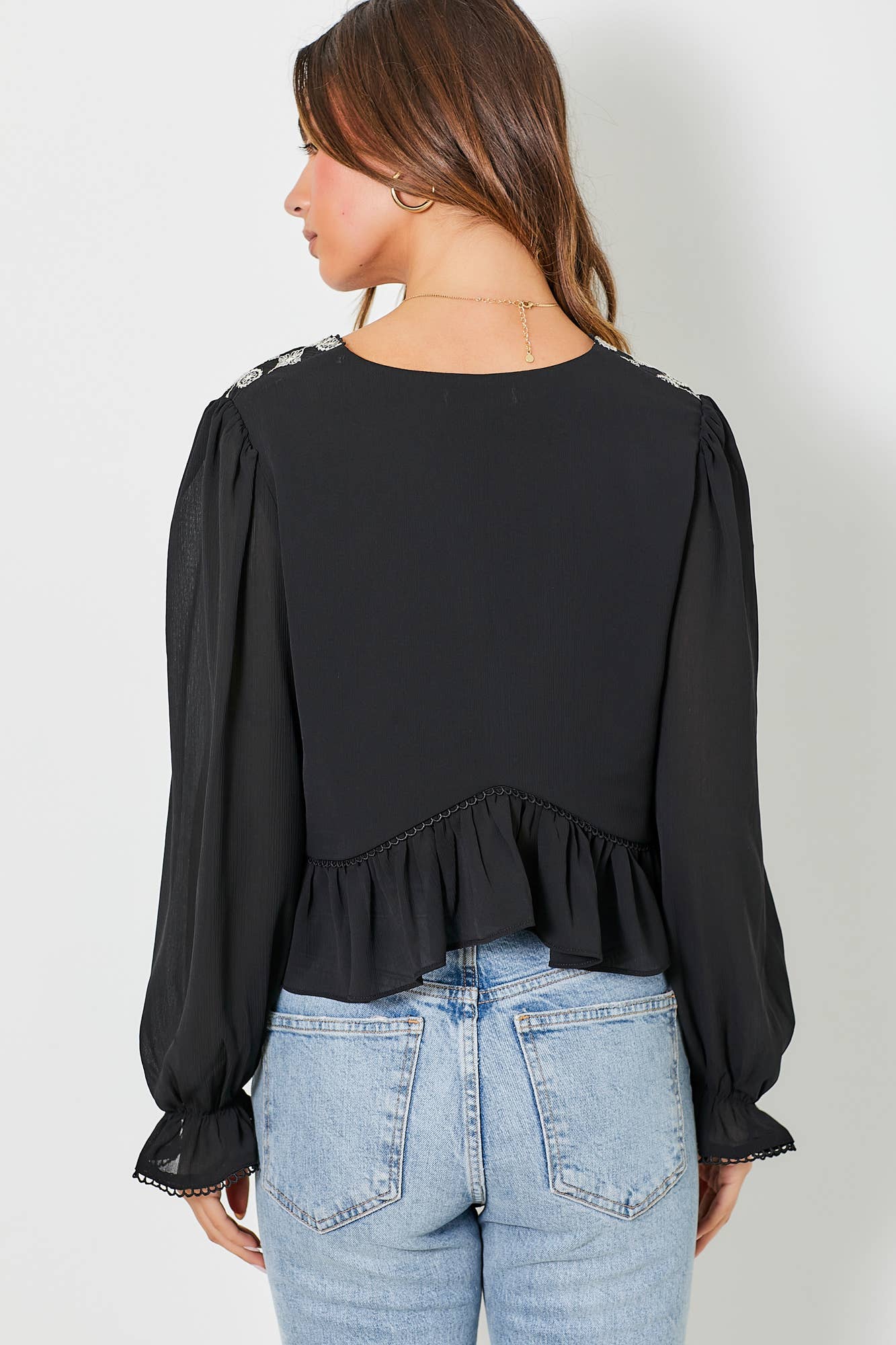 Ellie Ruffle Blouse