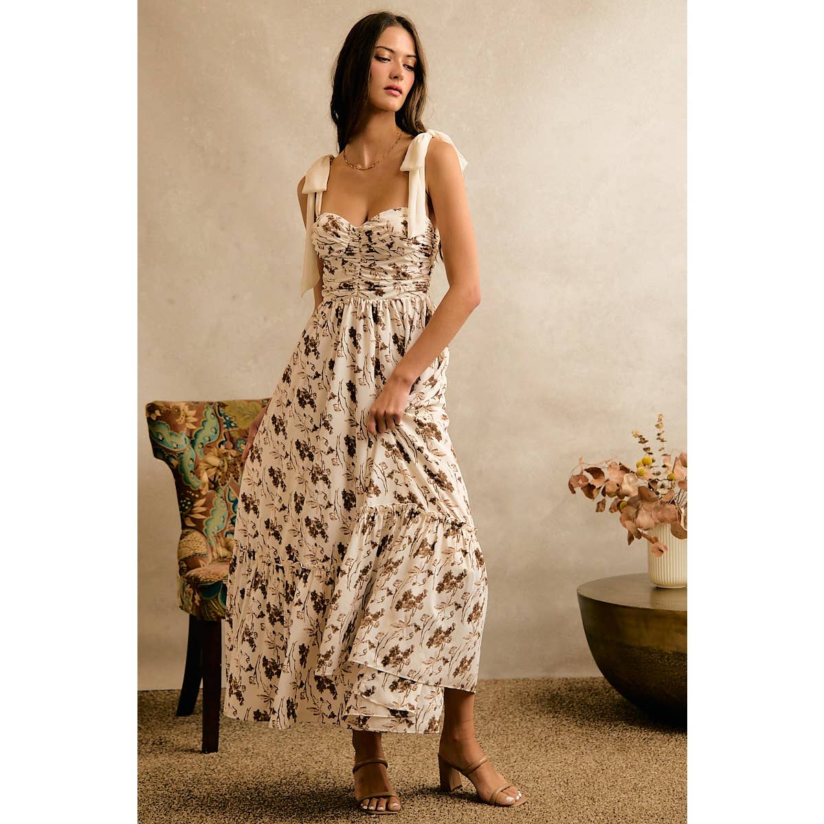 Tate Ribbon Strap Dress
