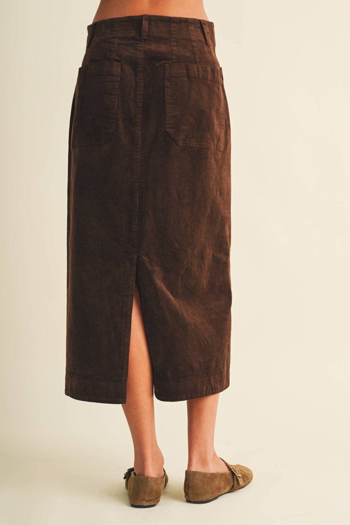 Shawn Corduroy Skirt