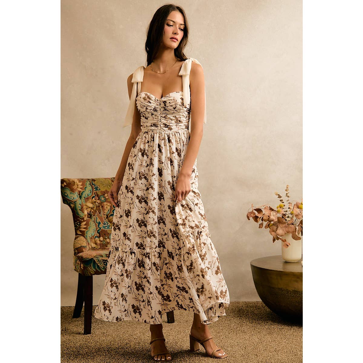 Tate Ribbon Strap Dress