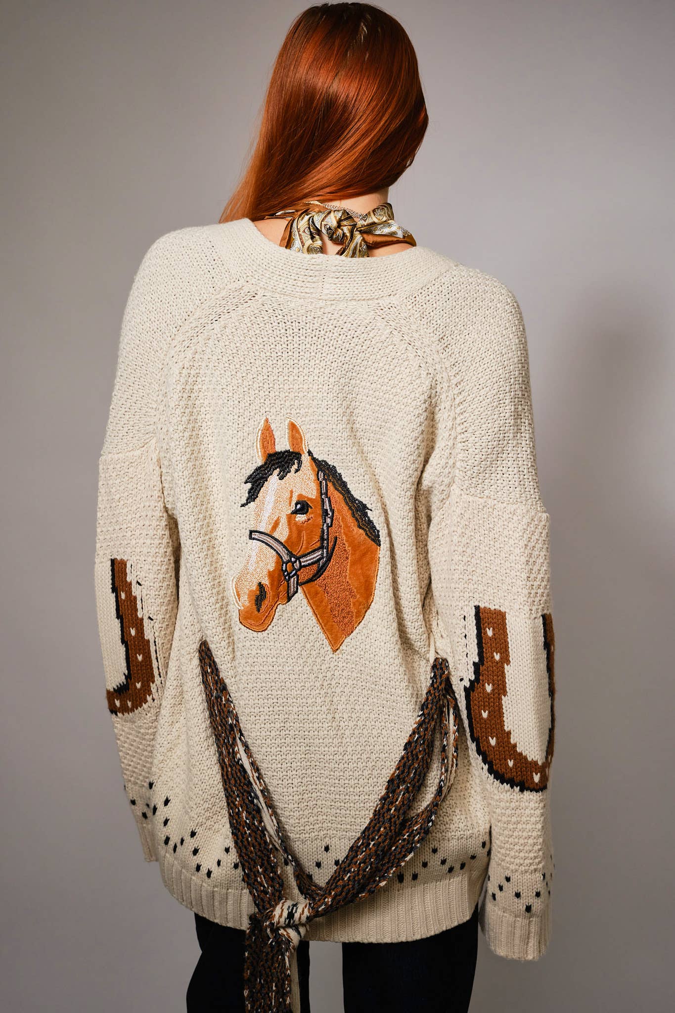 Taylor Horse Cardigan