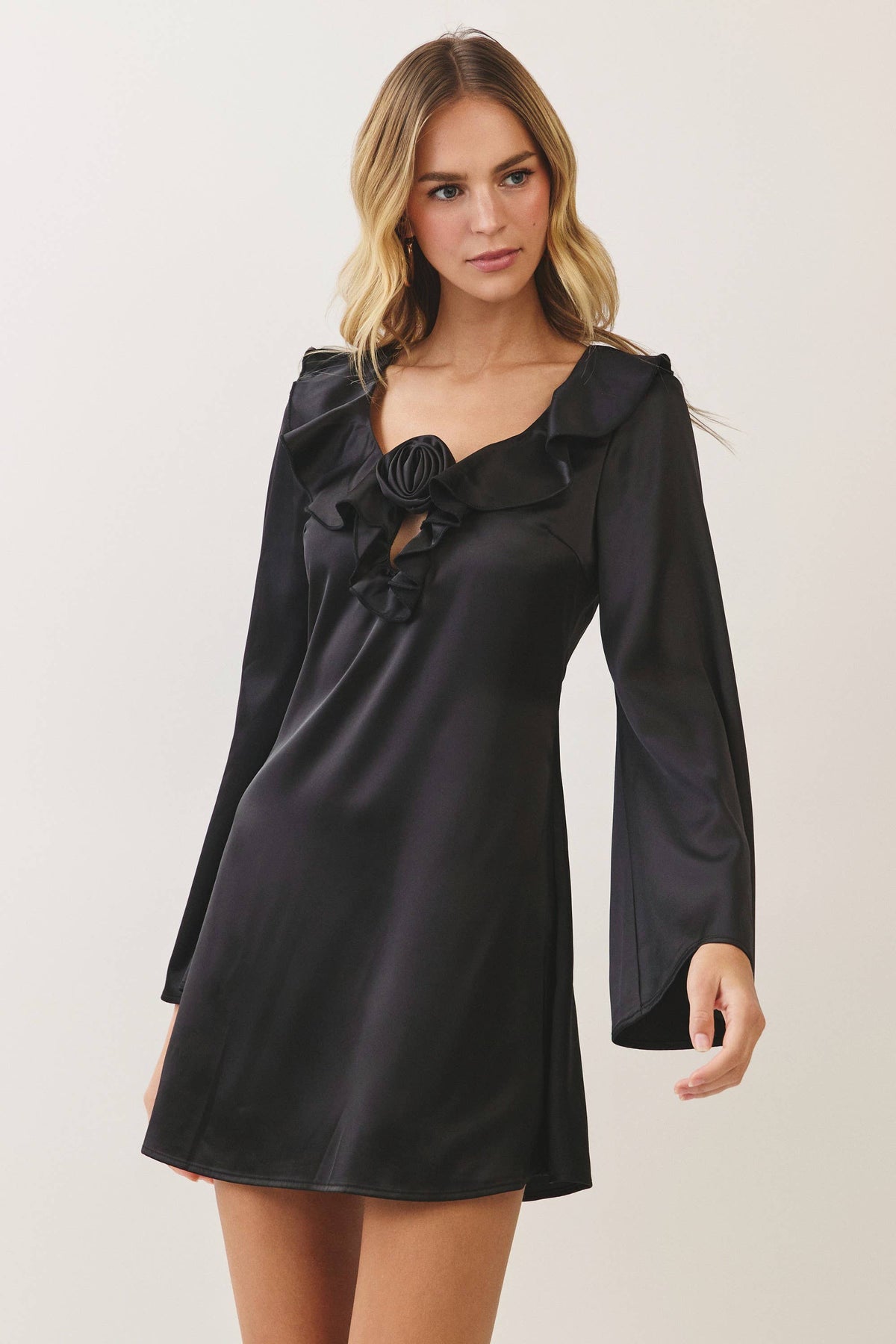 Rosie Ruffle Mini Dress