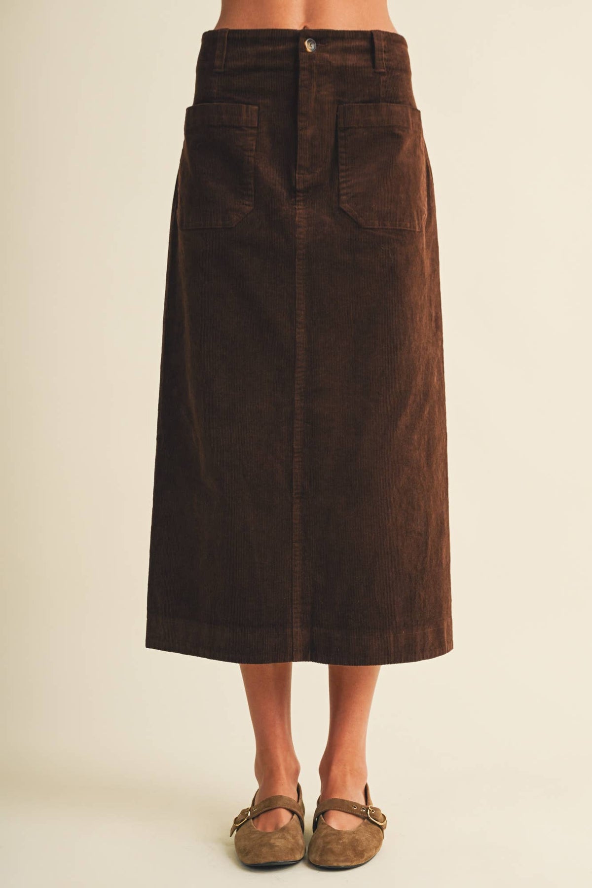 Shawn Corduroy Skirt