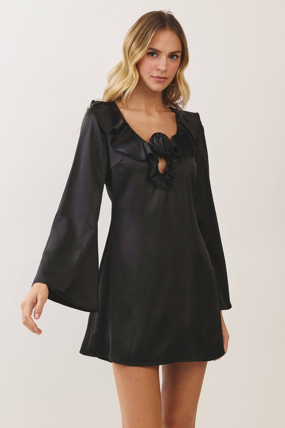 Rosie Ruffle Mini Dress