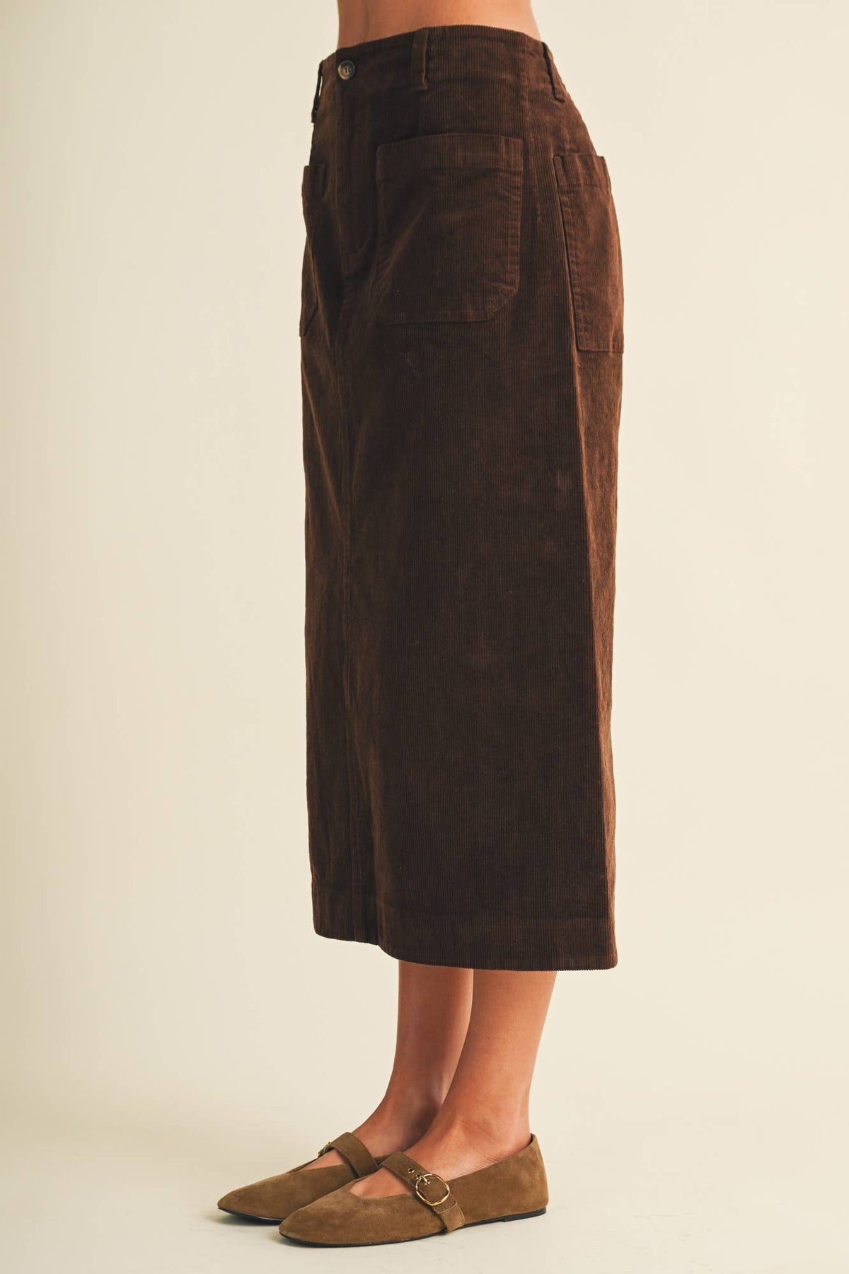 Shawn Corduroy Skirt